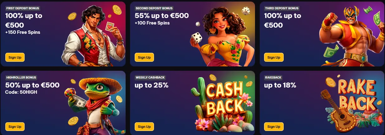 spinmacho bonus